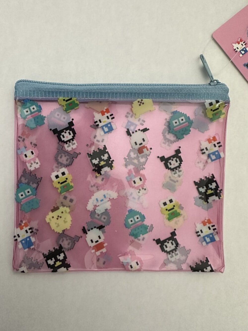 Sanrio Characters 8-Bit Pixel Game PVC Flat Pouch